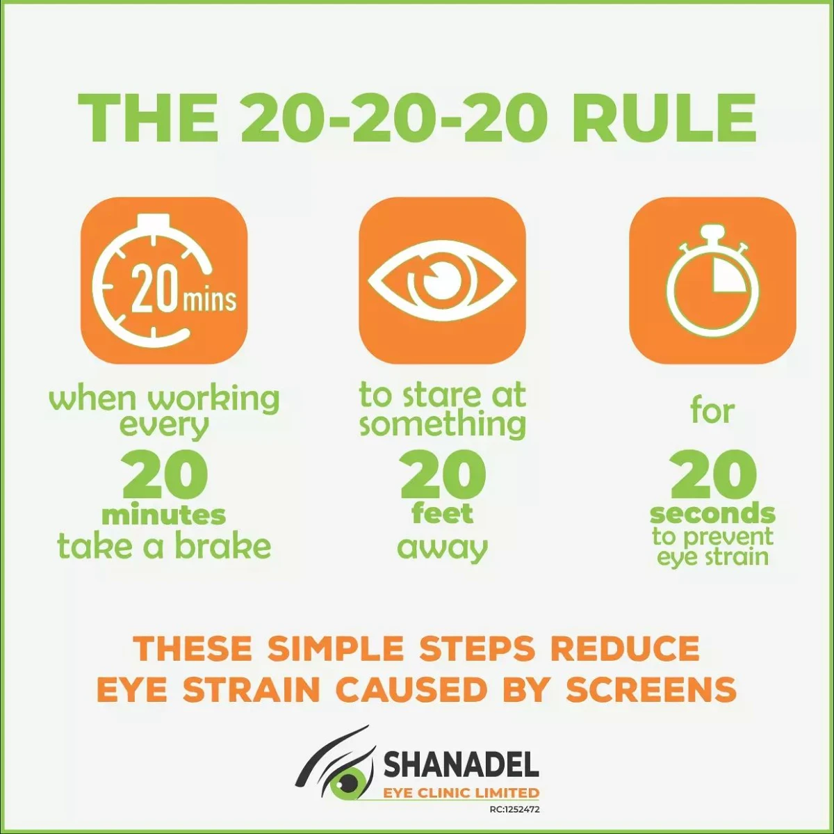 THE 20-20-20 Rule